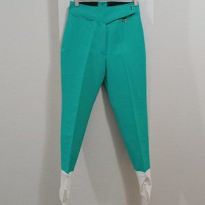 Obermeyer Sport Ocean blue ski stirrup pants.